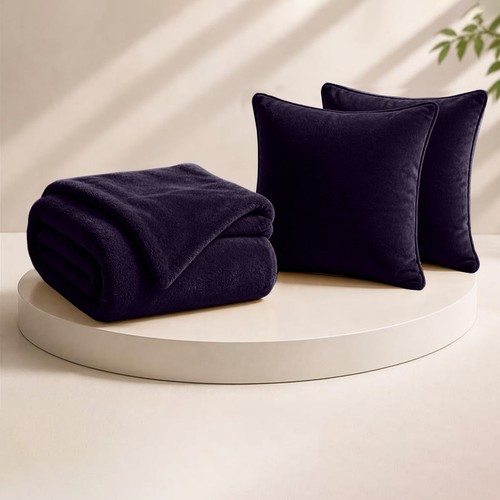 Fleece blanket cushion cover - &,