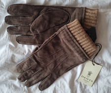 Dent's brown suede leather