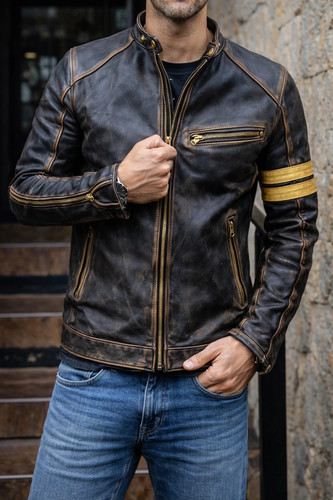 Men motorcycle biker - men’s,