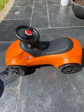 BMW Baby Racer II Kids Ride-On Push Toy Car - Orange and really good condition