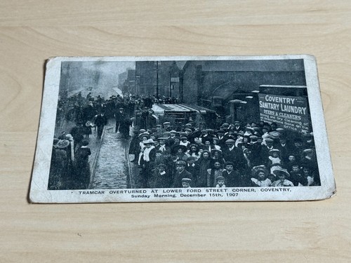 1907 postcard tramcar - 1907,