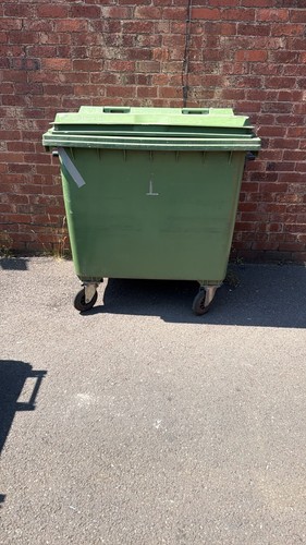1100 litre wheelie bin plastic