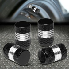 4x Black Car Auto Tire Tyre