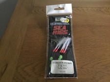 Shakespeare Tidewater Sea Rigs - Fluorscent Beaded Trace - NEW