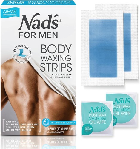 Ready use body wax strips - body,