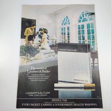 Vintage 1976 Lambert & Butler