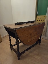 Antique Solid Oak Barley Twist