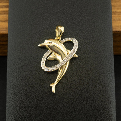 9ct yellow gold diamond - 9ct,