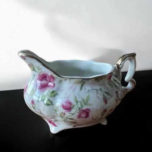 Lefton china creamer - china, floral