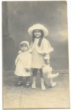 Studio Photo Postcard of Two