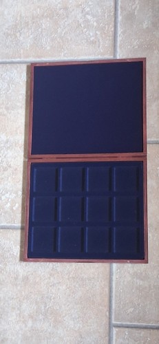 Dark brown wooden coin - dark,