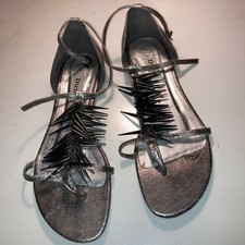 Dune London metallic silver