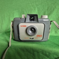 Camera Ilford Sprite 127 Roll Film Camera Vintage C3025 - Untested. With Case.