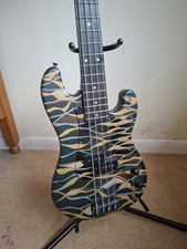 Custom Camo Electric Bass