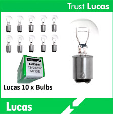 10 x Genuine Lucas LLB380 Bulbs Stop and tail Light LLB380 P21/5W