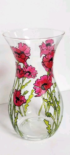 Hand painted unique flower - painted,