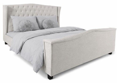 English upholstered bed - english,