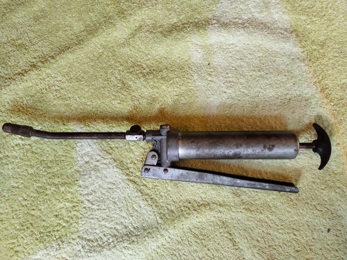 Vintage grease gun - grease,