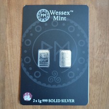 Wessex mint 2x1g panda 999 - mint,