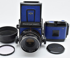 Blue Leather [Opt MINT] Mamiya