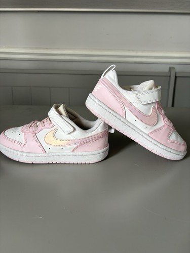 Pink and white nike - and,