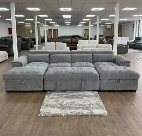 Alaya shape sofa bed with - u,