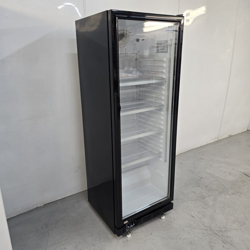 Upright display cooler - upright, black