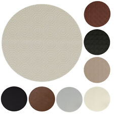 ROUND Table Protector Heat Resistant Grey Cream, Black, Beige, Brown, Heavy Duty