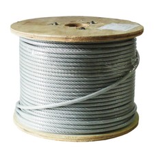 Steel Wire Rope Metal Cable Rigging 7x7 PVC Plastic COATED 2,3,4,5,6,8mm