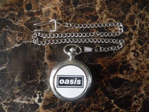 Oasis chrome pocket watch - pocket,