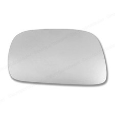Passenger Side CONVEX WING DOOR MIRROR GLASS Vauxhall Agila 2000-2007 Stick On