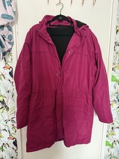 Cotton Traders Wild Berry Coat unisex size XL women's size 22 per sizing guide.