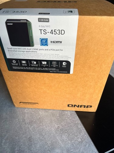 Qnap 453d nas 4 - ts-453d-4g, (4*hdd