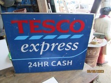 TESCO  EXPRESS CASH SIGN  LARGE