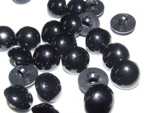 Black acrylic plastic dome - acrylic/plastic,