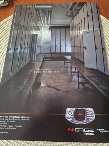 Nokia gage multiplayer phone - n,