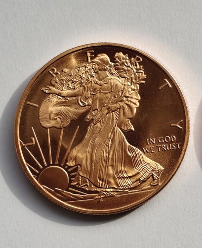 Copper coin usa liberty - coin,