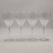 Lead Crystal Wine/Water Goblets Set Of 4 24cm (#H1/08)