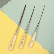 Long Liner Detail Brushes Cattle Ear Hair for Nail Art and Watercolor