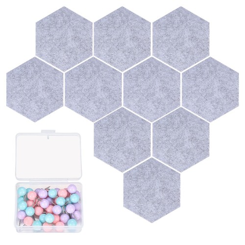 Pcs hexagon felt memo - 10,