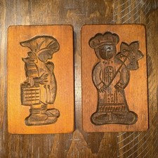 Vintage Hand Carved Wood Dutch