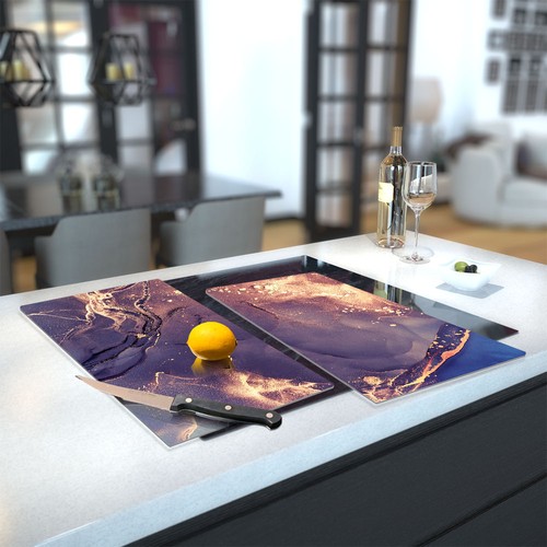 Premier range glass hob cover - glass,