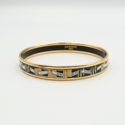 Hermes enamel bangle - enamel, pm