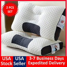 2 PCS Ergonomic Neck Pillow