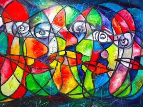 Oil painting canvas - oil,