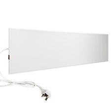 350W Infrared Heating Panel Indoor Radiant Wall Mount Heater with Switch - White