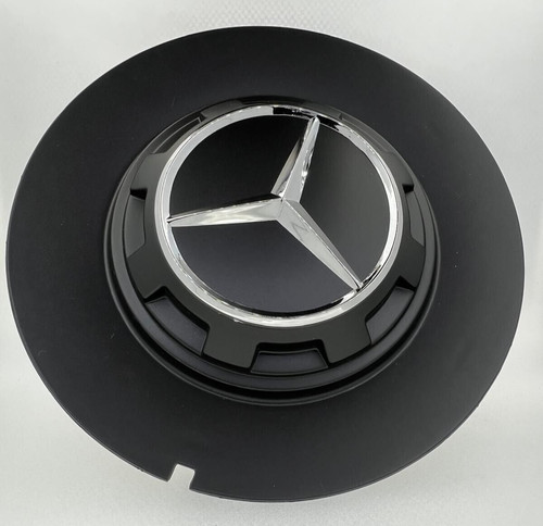 164mm matt black centre - matt, cap