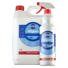 Nilco H3 Nilglass Glass & Mirror Cleaner 1 Litre Spray + 5 Litre Refill Set