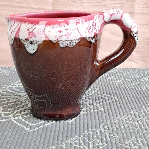 Vallauris pottery jug glazed - jug,