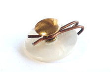 Vintage Shirt Collar Stud Gold